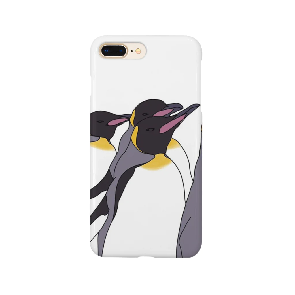 いわまゆのオウサマペンギン スマホケース