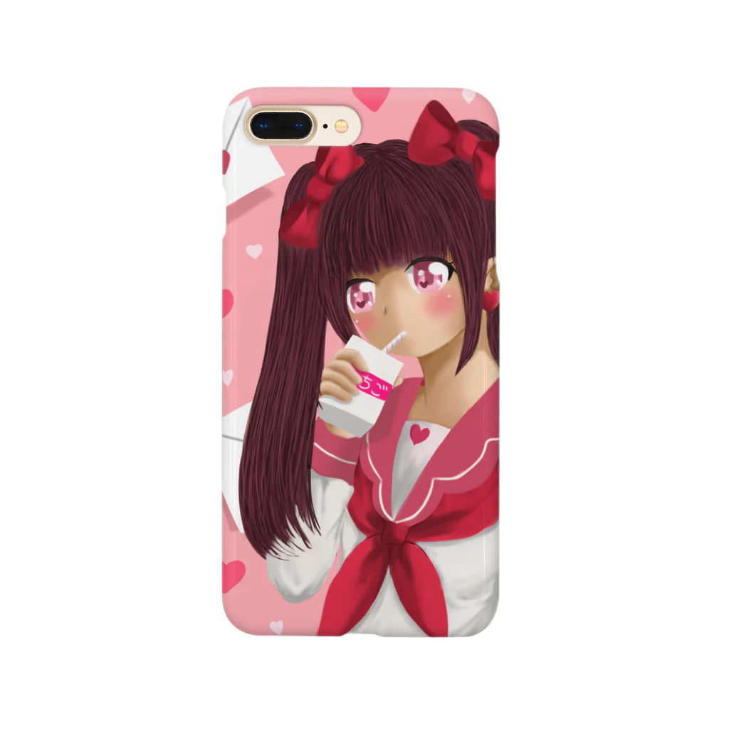 †┏┛桜餅は就活近いので低浮上┗┓†のピンクちゃん Smartphone Case