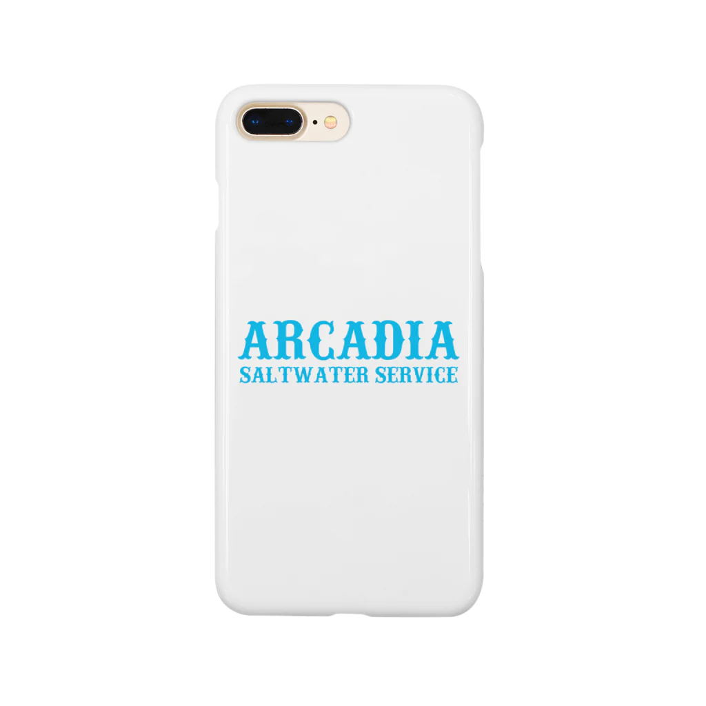 アシスト通信社のARCADIA SALTWATER SERVICE BLUE スマホケース