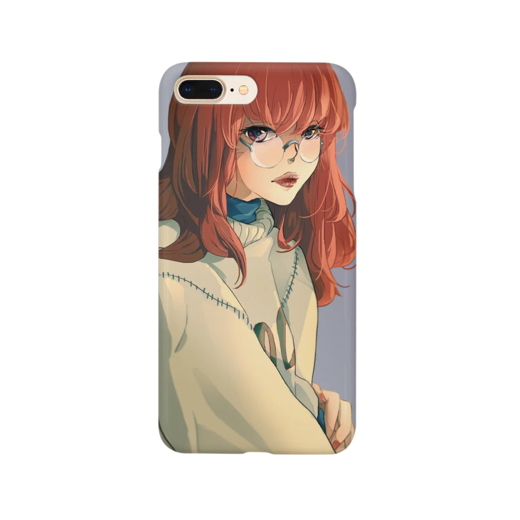 TULIP LABOの赤毛ゆるっと女子 Smartphone Case