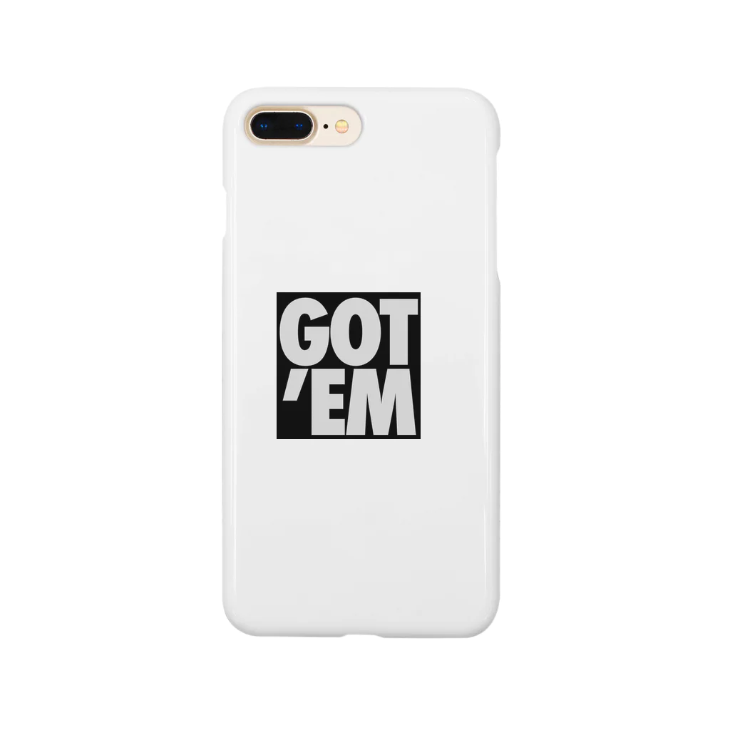 oshiri-shinのGOT' EM BLACK BOX LOGO スマホケース