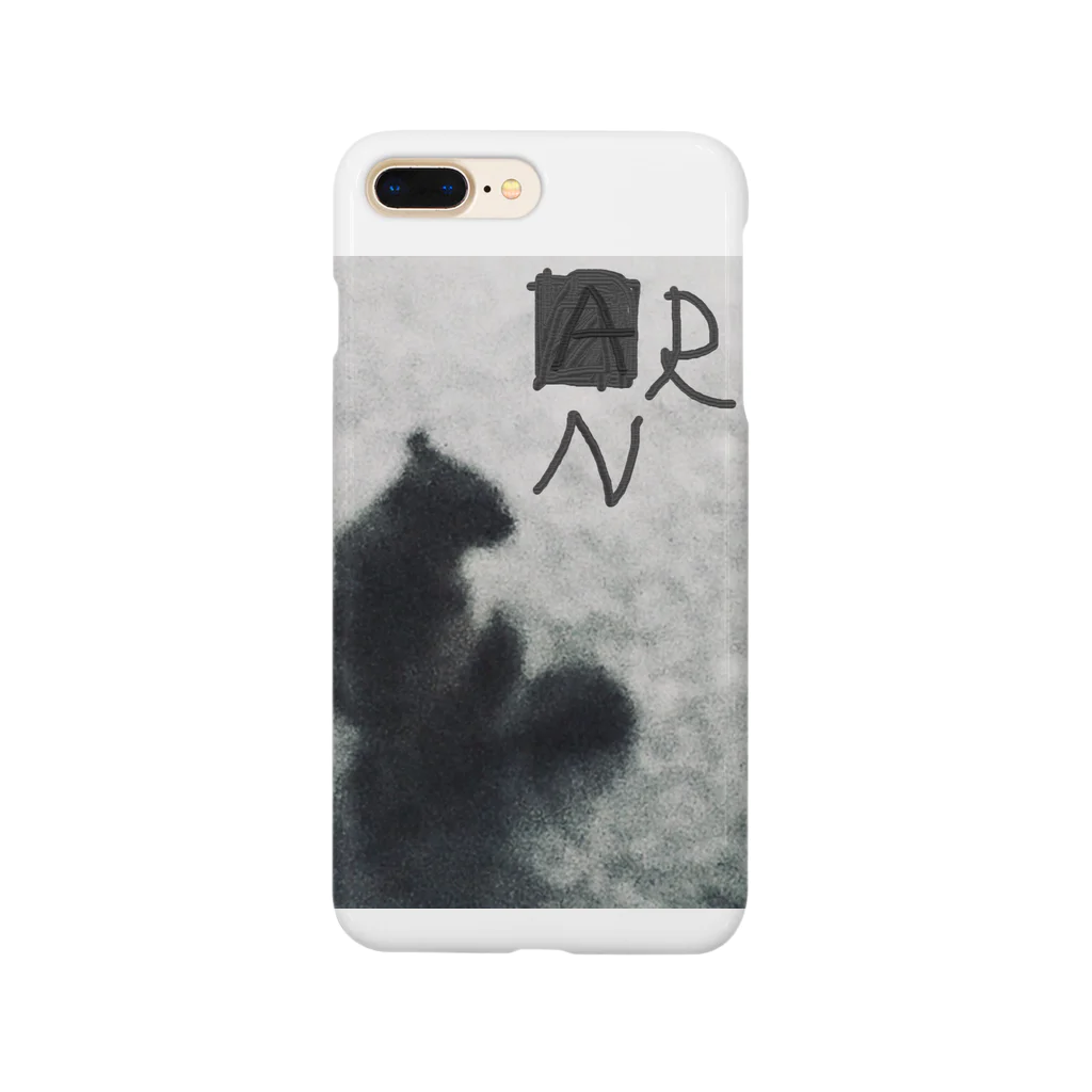 ARAN shopの黒猫さんの影 Smartphone Case