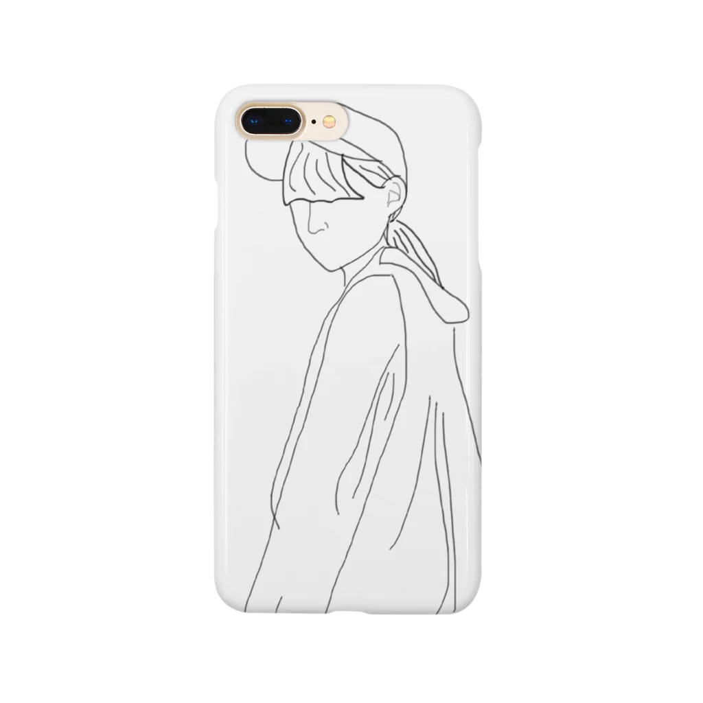 arinicochanmanの3人の女の子(丸透明) Smartphone Case