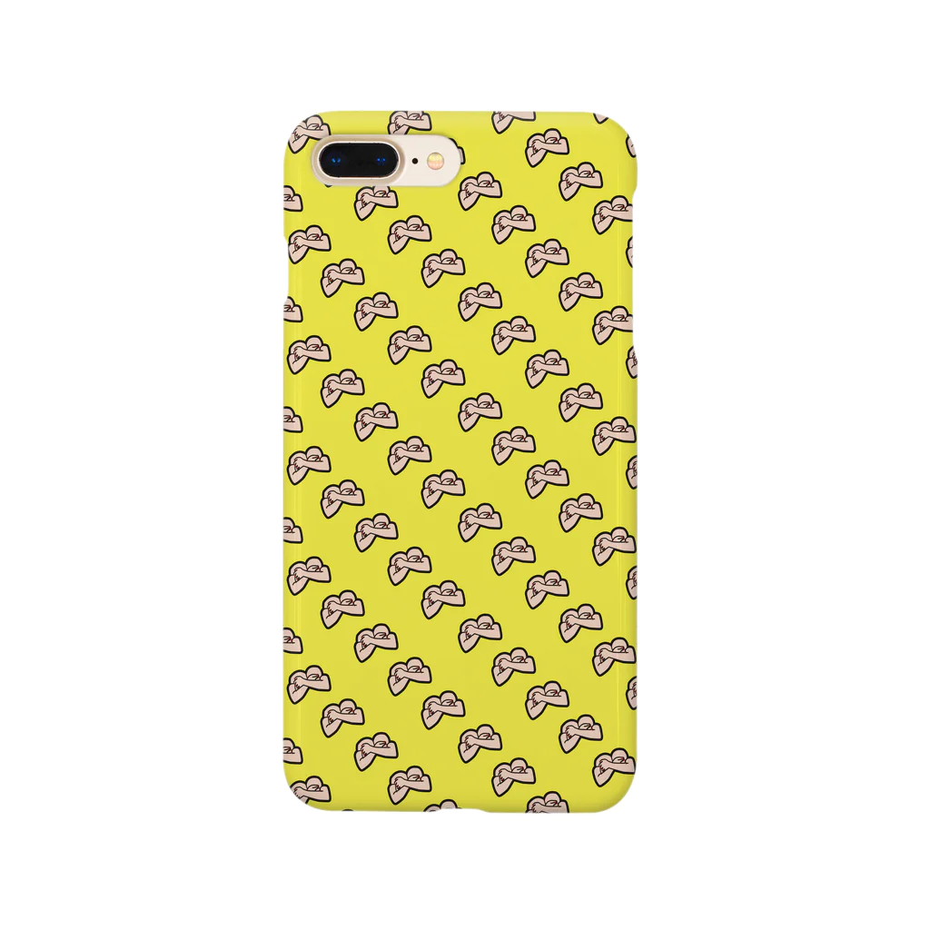 NERODiCのTEBBBURA(YELLOW) スマホケース