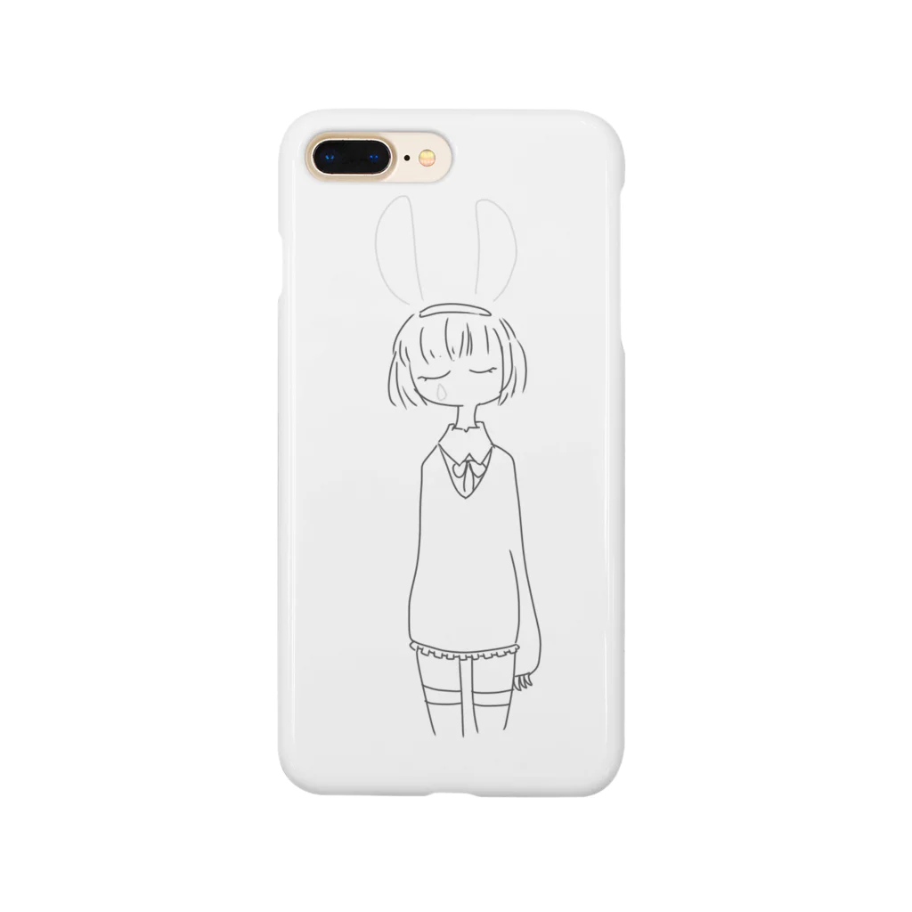 するめさん@無断転載絶対許さないマンのなきうさぎちゃん Smartphone Case