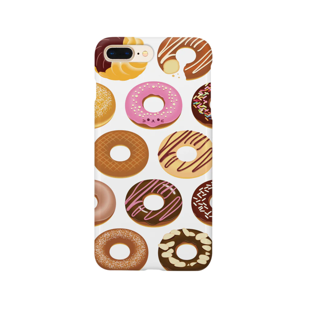 カフェスイーツデザインのドーナツ Smartphone Case