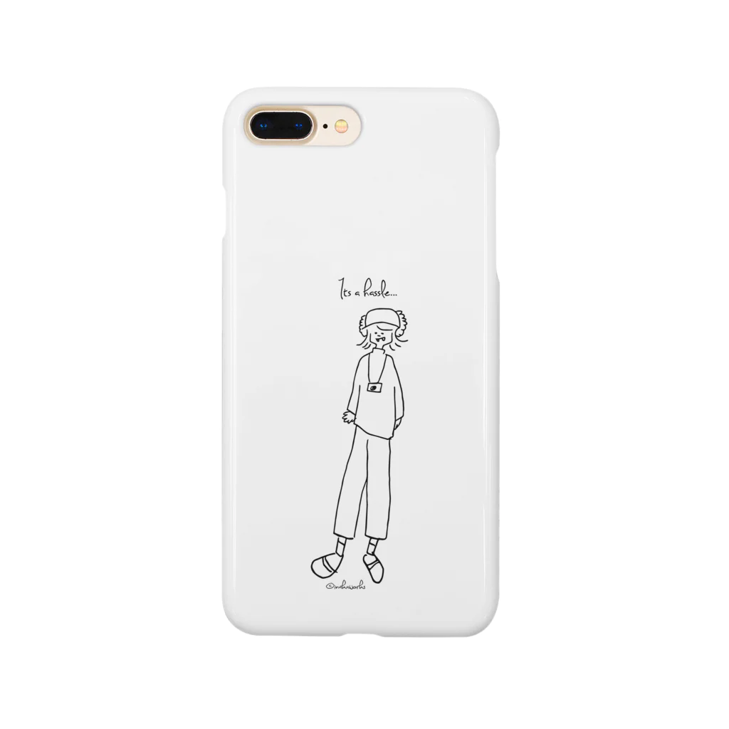 inakaworksのめんどくさい Smartphone Case