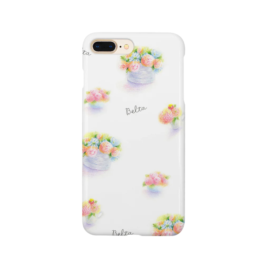 BeltaDesignのお花のケース Smartphone Case