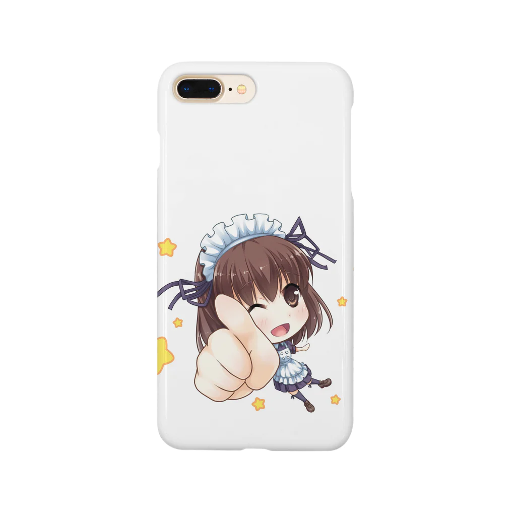 パグとミニブタの母のメイドさん Smartphone Case