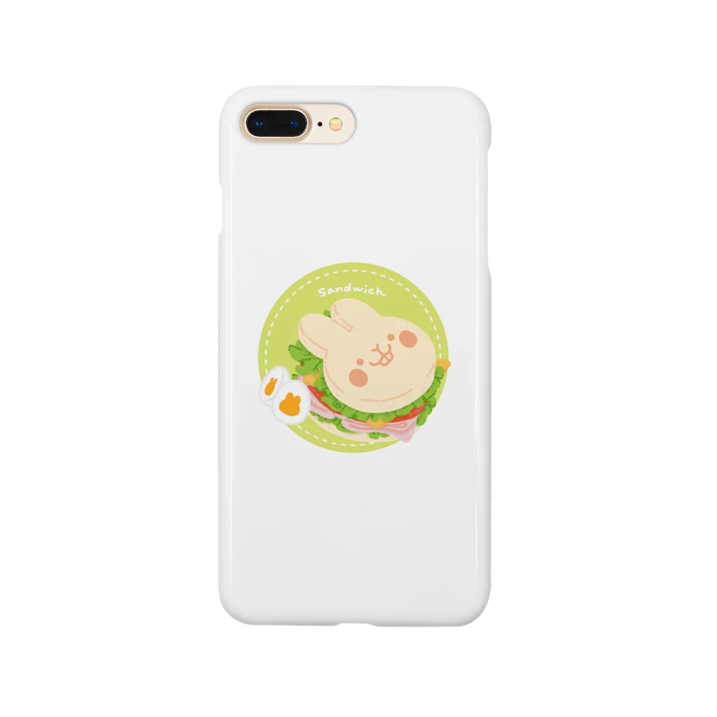 ちぃ＠アホかわイラストレーターのサンドイッチになったゾ Smartphone Case