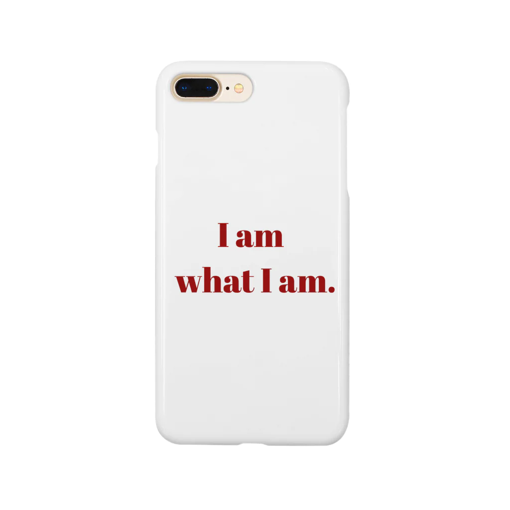 PANNIEのI AM  WHAT I AM スマホケース