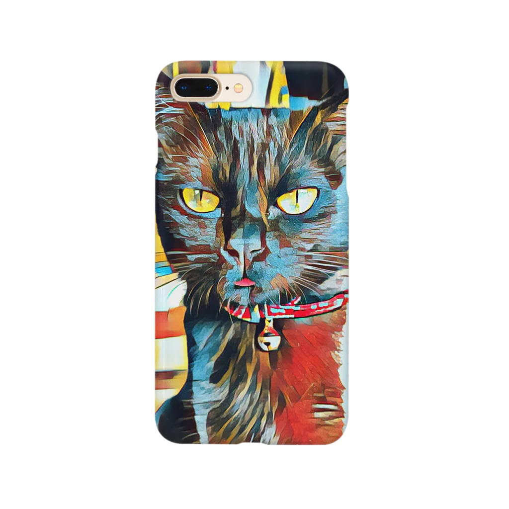 パラノイアの黒猫バロン Smartphone Case