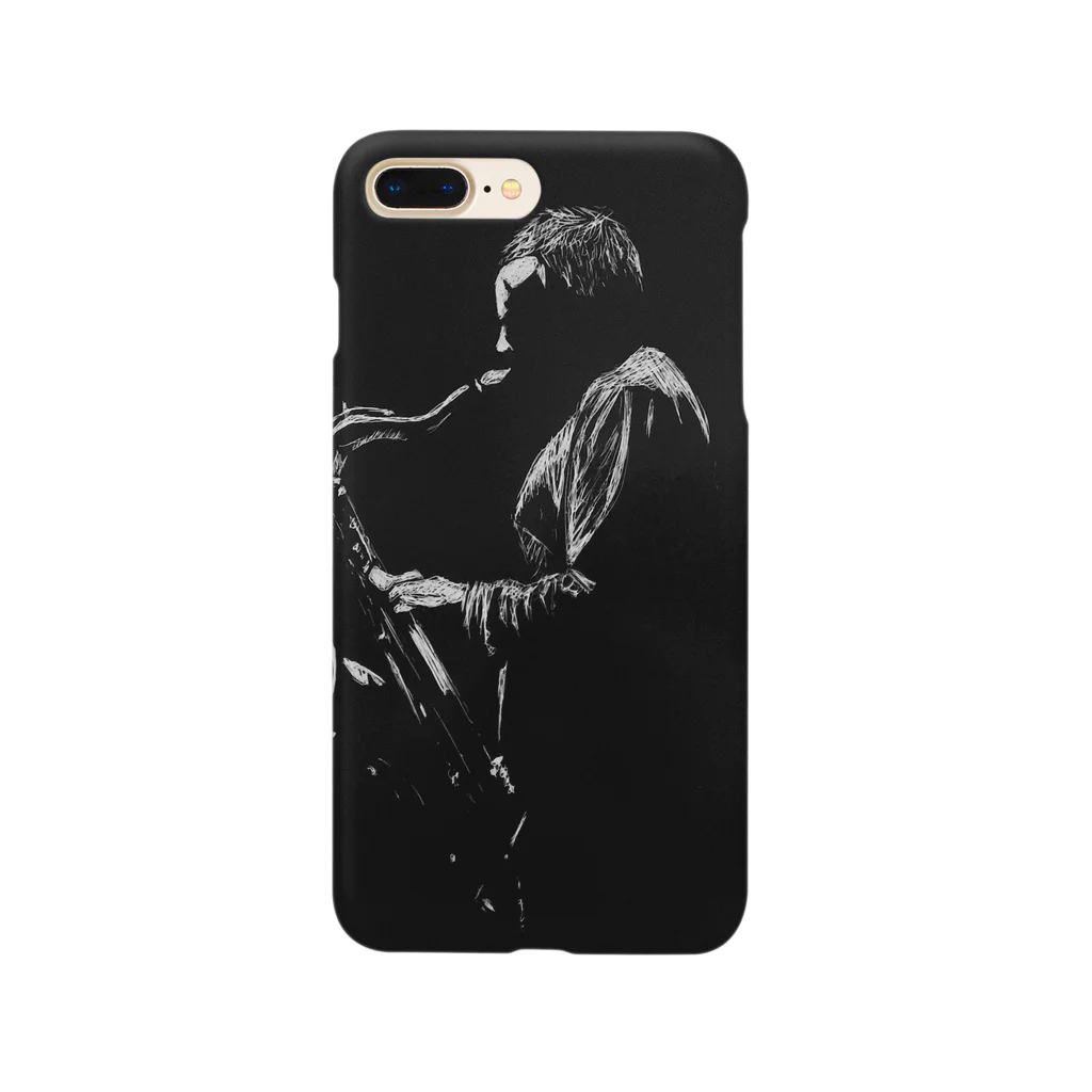 Ryo’s Art Shopのジャズ・サックス・プレイヤー Smartphone Case