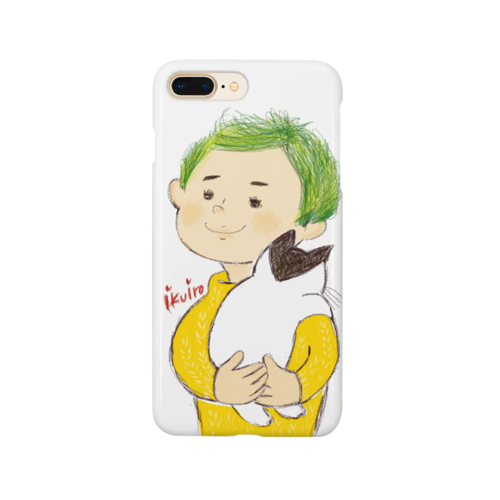 ikuiro 育色工房のわたしと猫 Smartphone Case