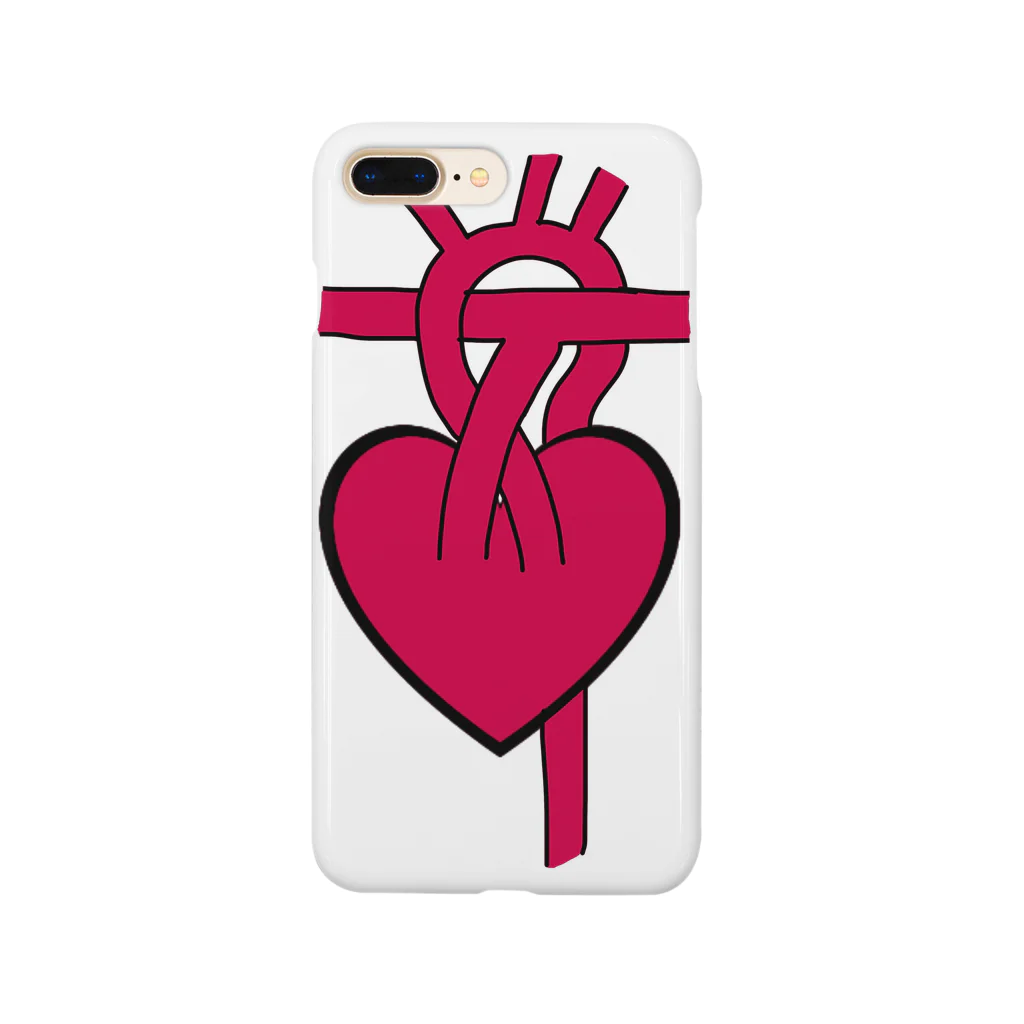 華燐~karin~のハート(心臓)と動脈 Smartphone Case