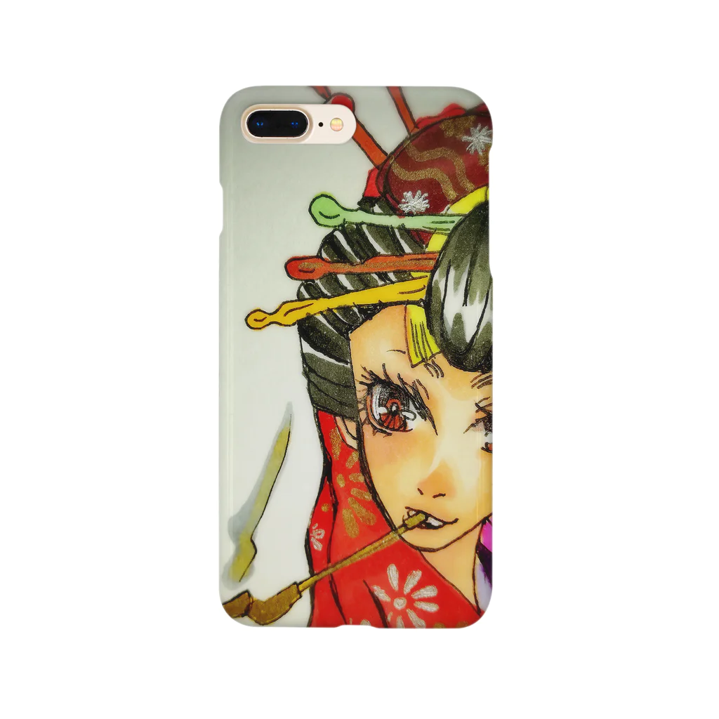 芥 柴太郎。(数式レスポール)の花魁金煙管｡ Smartphone Case