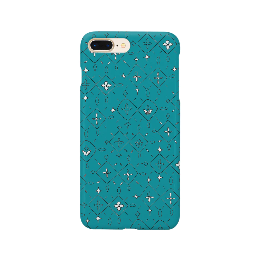 koto kotoのDiamonds green (iPhoneケース) Smartphone Case