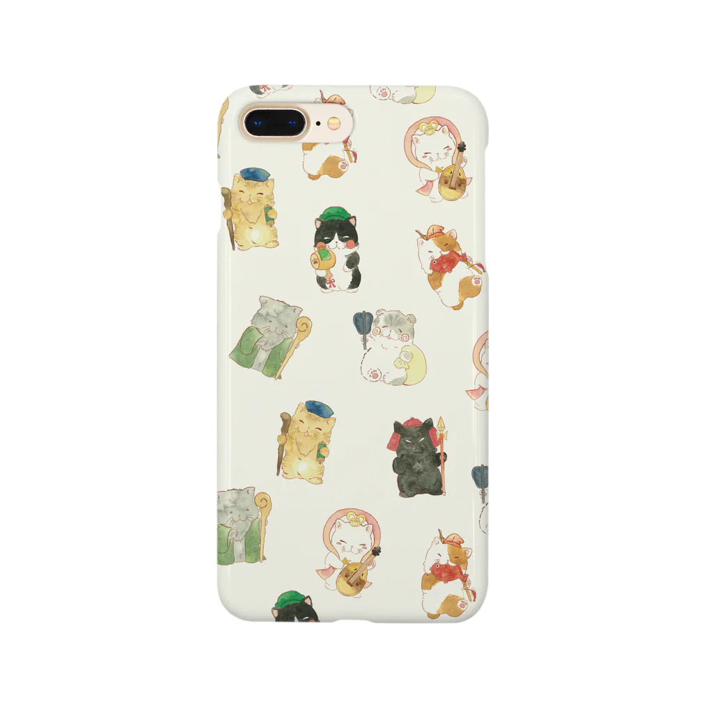 さとろくの猫福神iPhoneケース Smartphone Case