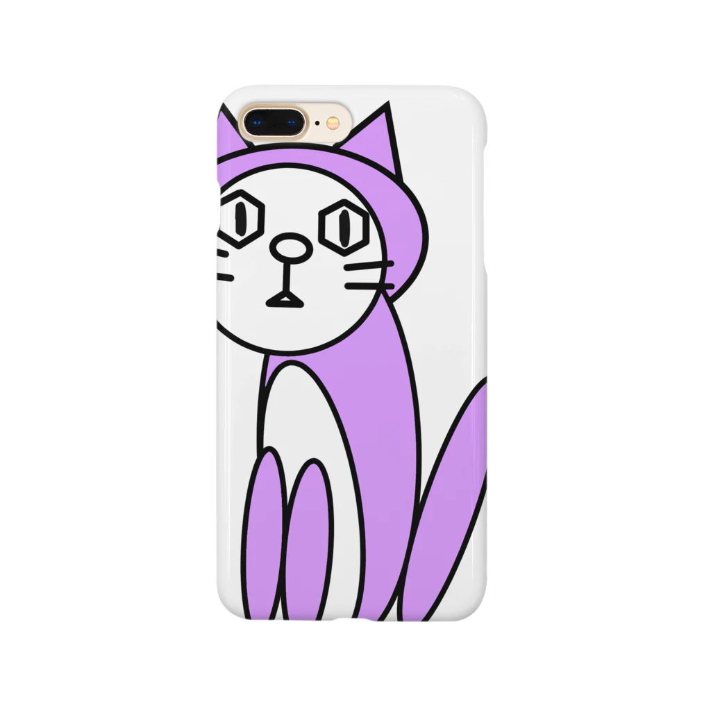 usi-festのキャッツパープル Smartphone Case