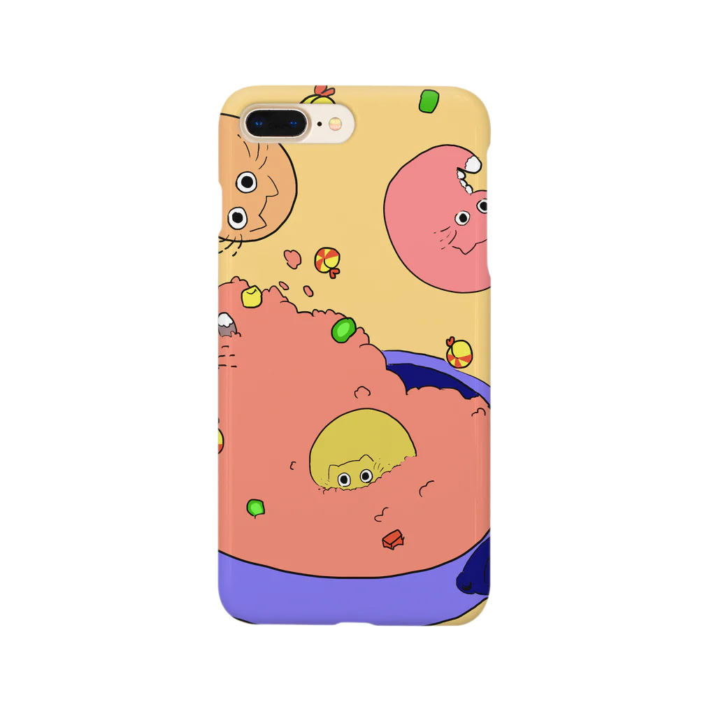 TARO's_SHOPのえびねこ Smartphone Case