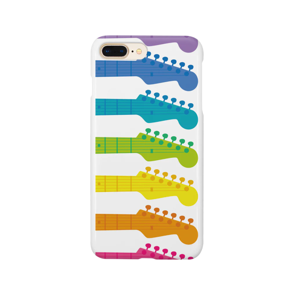 KOHAKUMARUの虹色ギターヘッド Smartphone Case