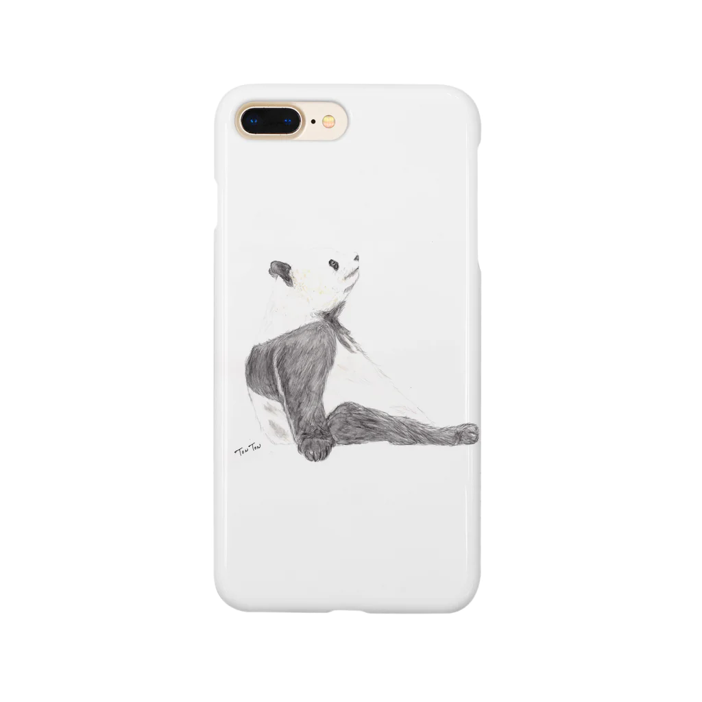 tontonpandaの春の足音 Smartphone Case