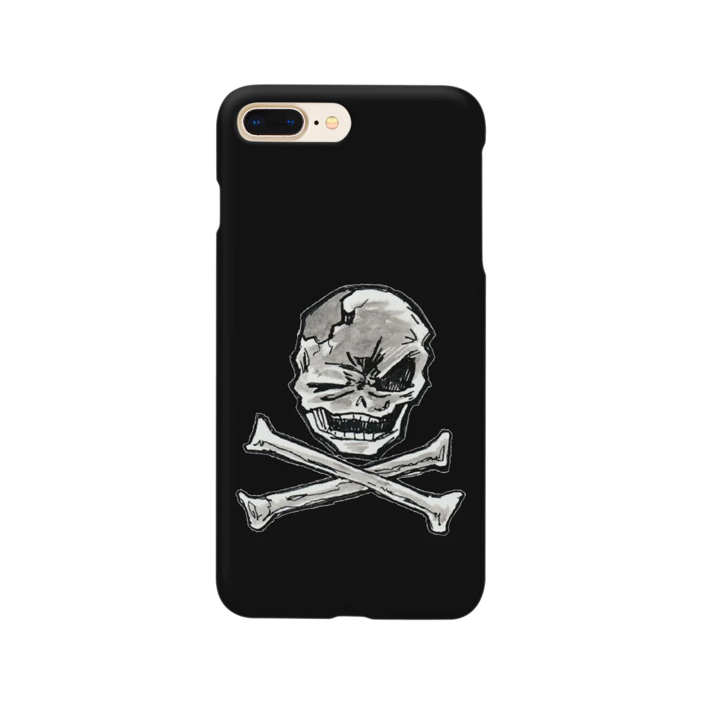 石田らいとのskull スマホケース