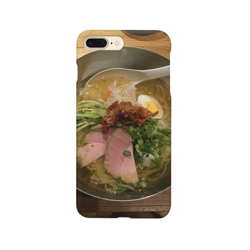 永井船舶線状加熱のグッズショップのNiigata cold noodles in Japan  スマホケース