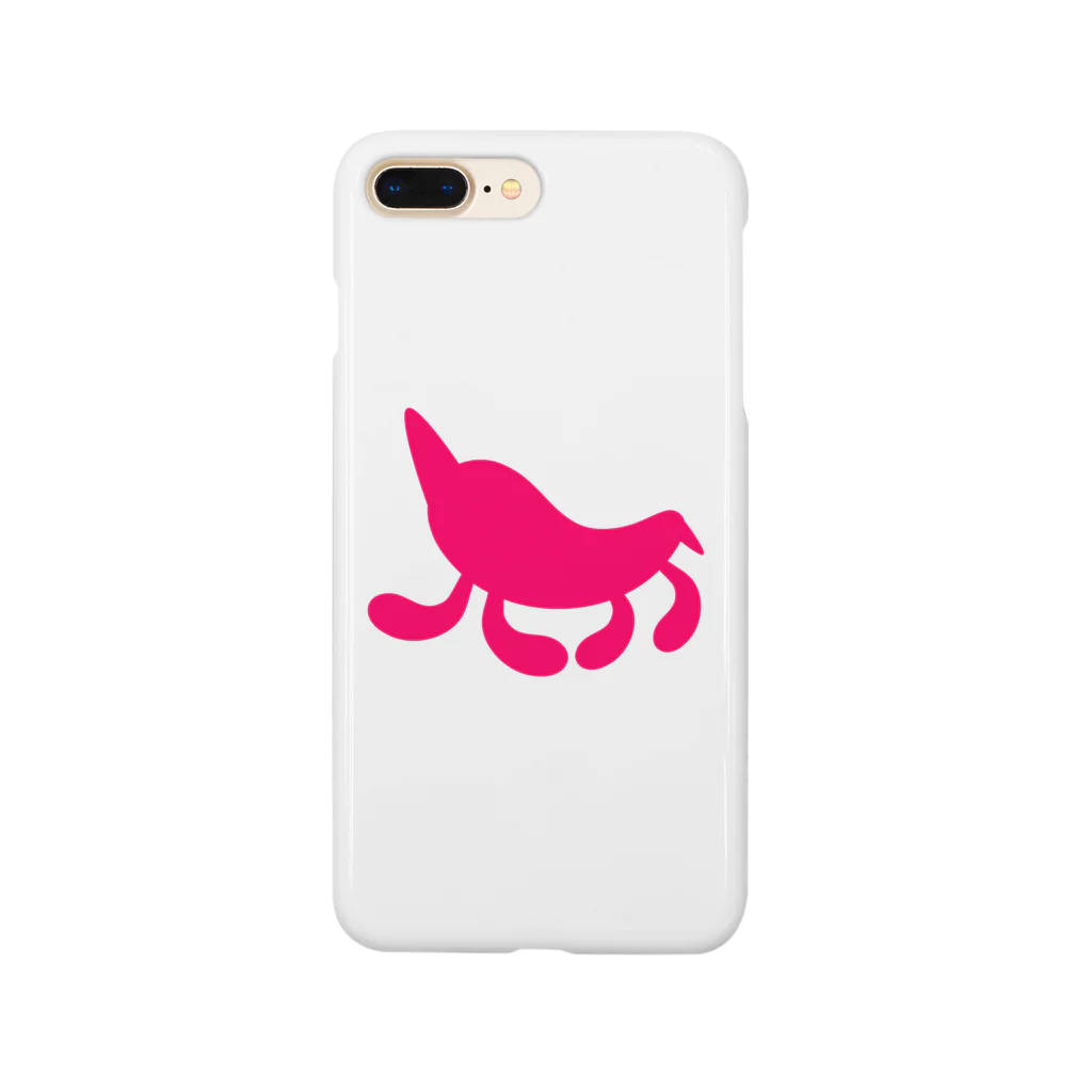 月ノ子の森に恋してのMoondrop Pink スマホケース