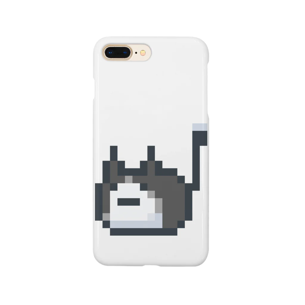 ねこさん爆発ショップのハチワレねこさんドット（ファビコン）  Smartphone Case