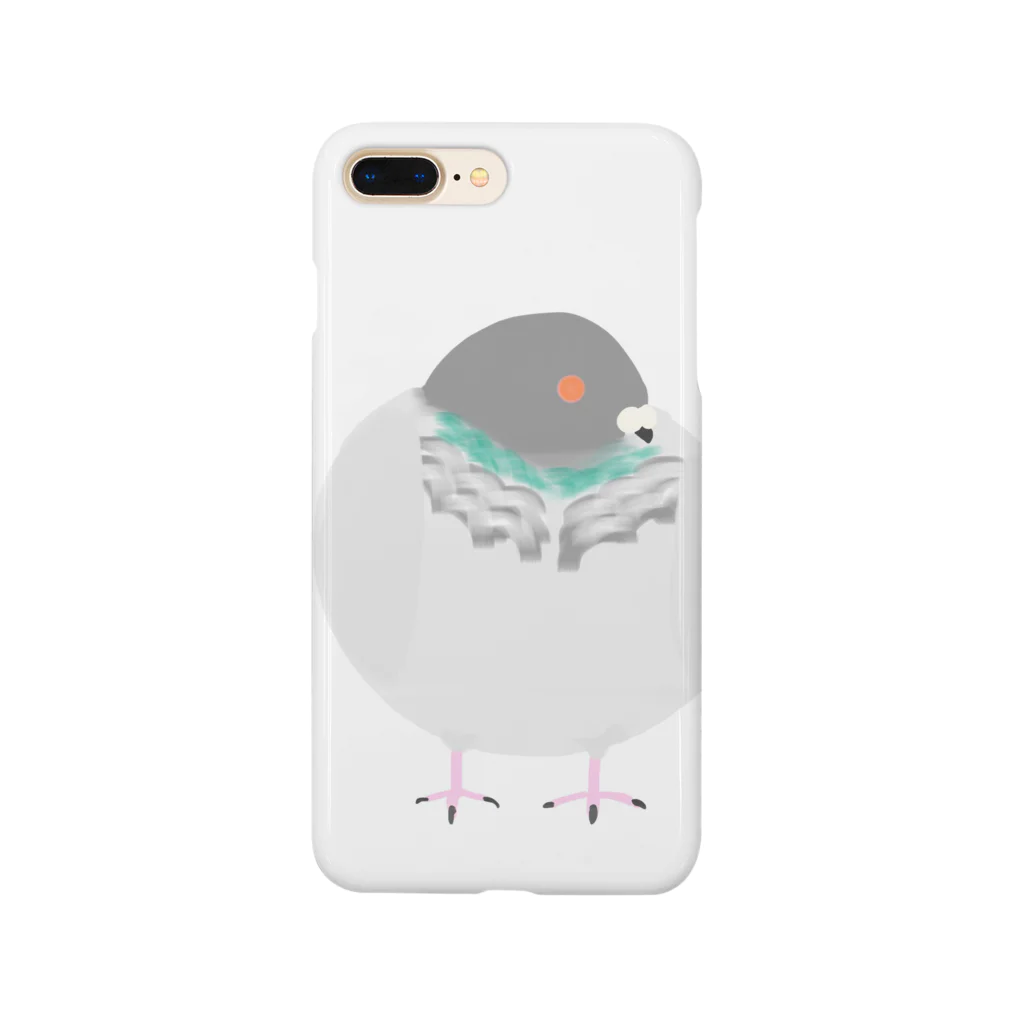 マキオファミリーの冬の鳩 Smartphone Case