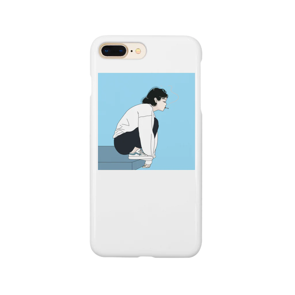 PIECE OF CAKEのショートヘアのイケてる彼女 Smartphone Case