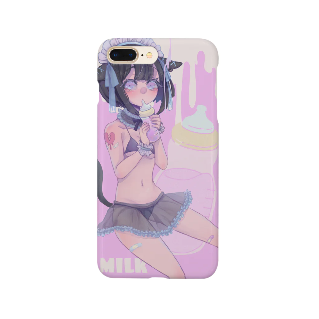 すりーぴーめらんこりっく。のMILKY MAID Smartphone Case