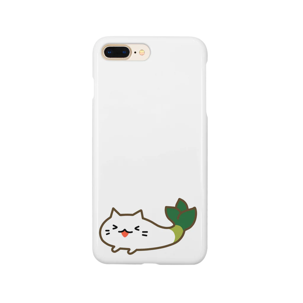 三色ひつじのたのちい下仁田ネギねこ  Smartphone Case