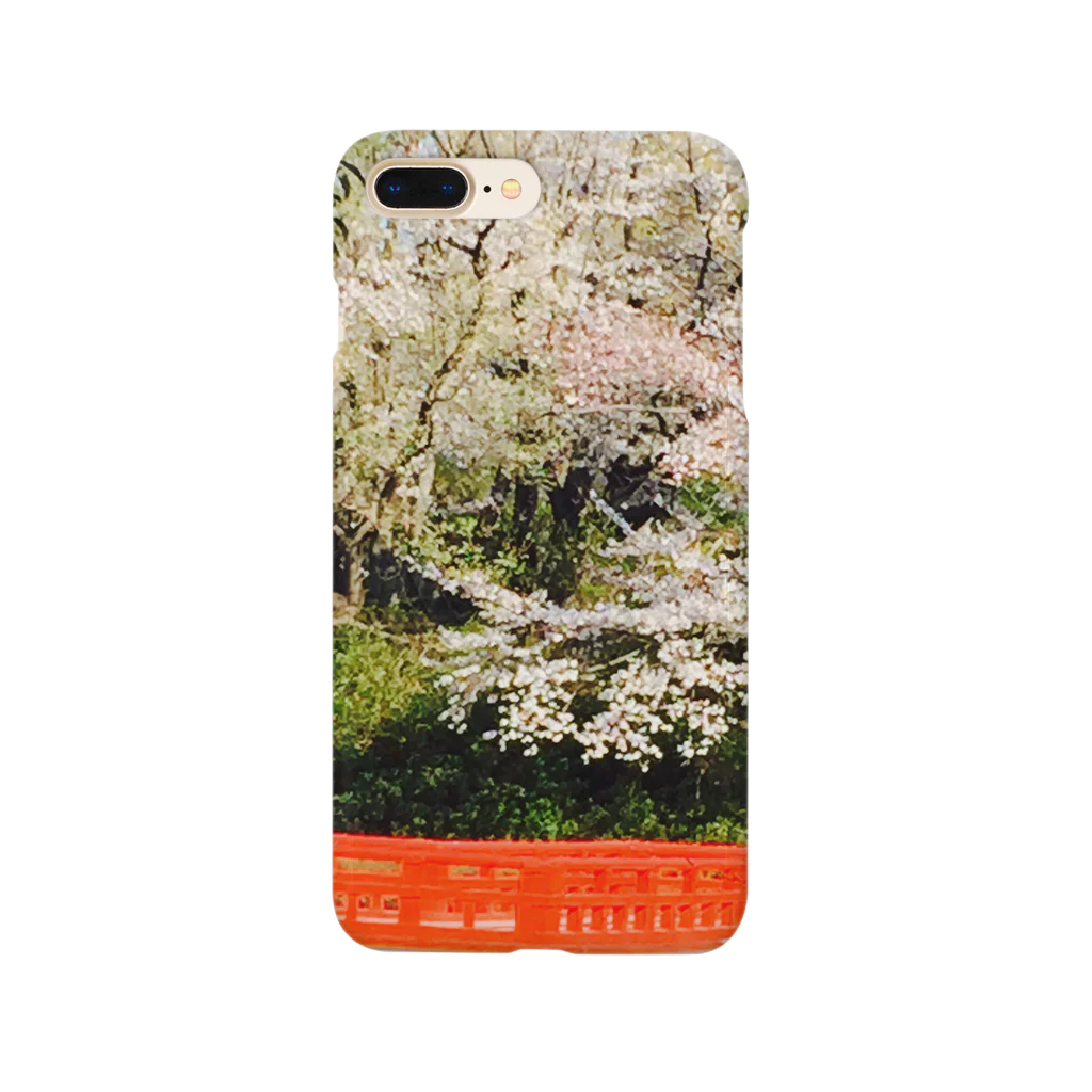 がまくん堂の日本の桜の風景 スマホケース