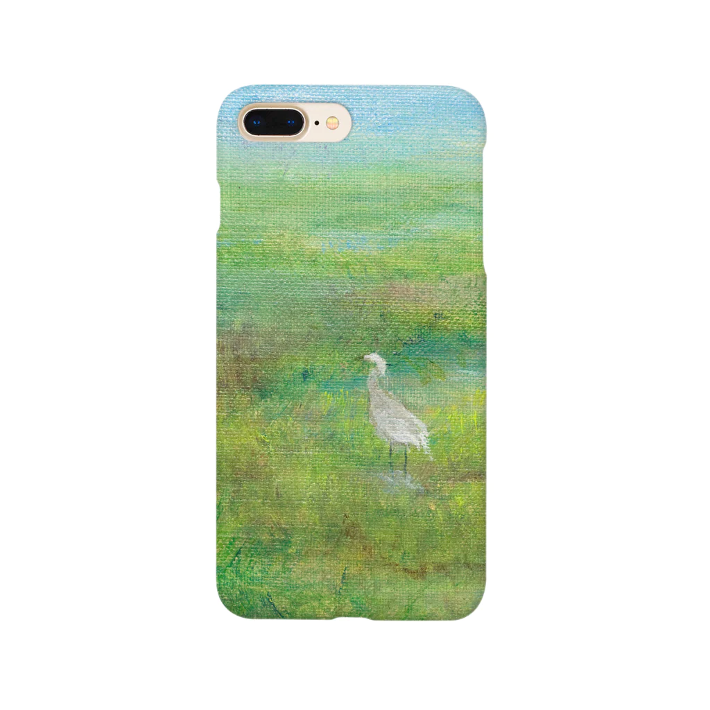 月ノ子の森に恋してのムラナギ／白鷺 Smartphone Case