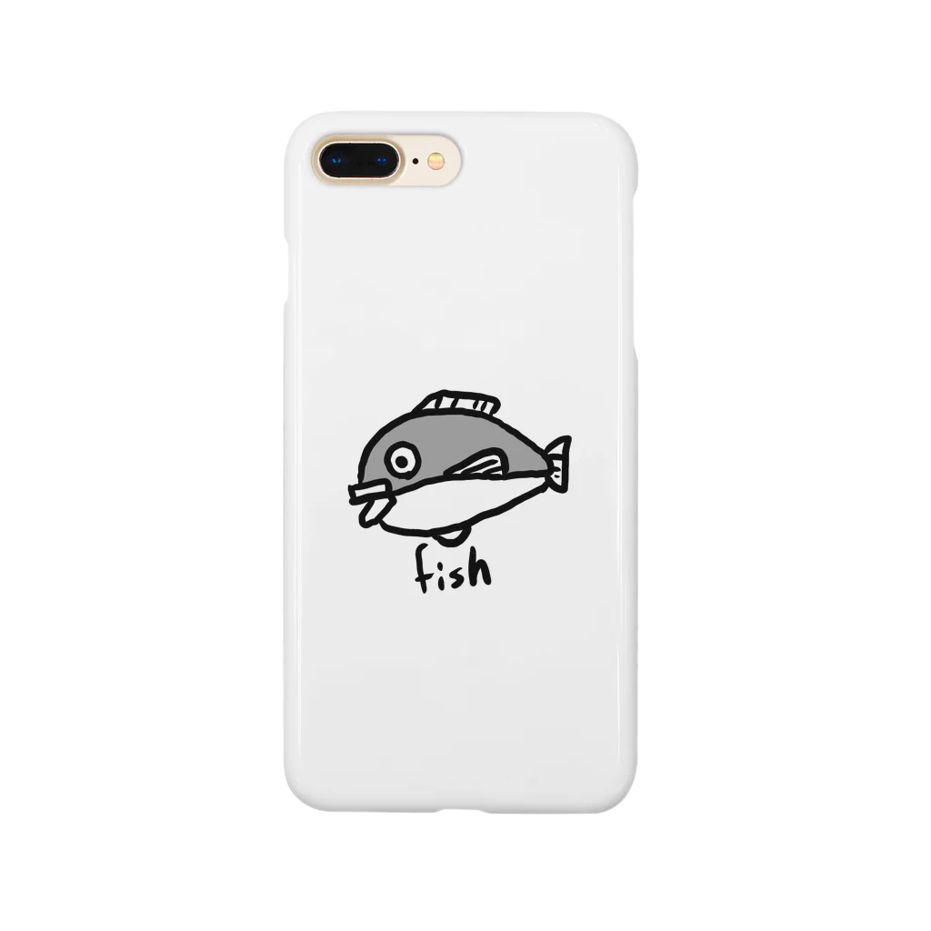 umamataのお魚fish スマホケース