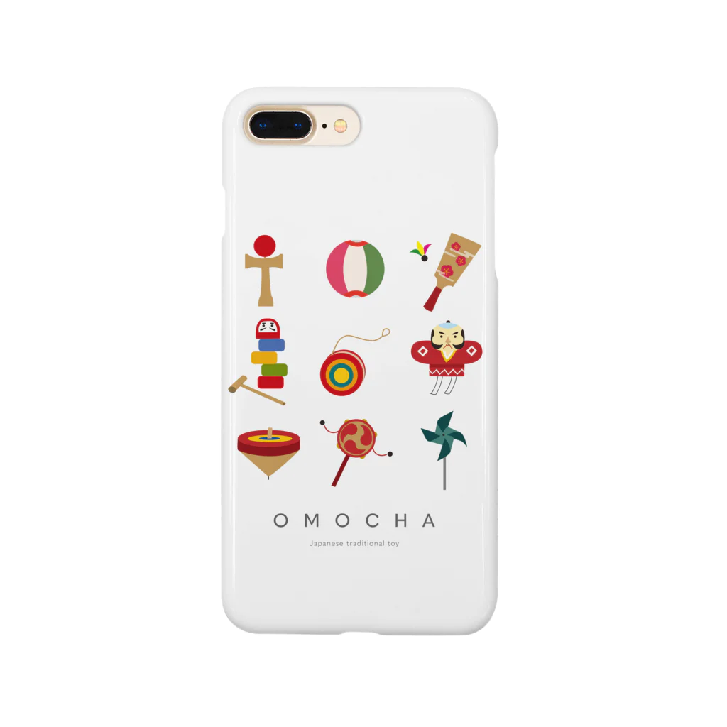 Drecome_DesignのOMOCHA〜Japanese traditional toy〜 Smartphone Case