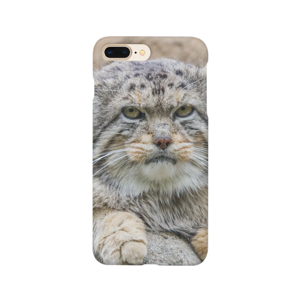 やまねこショップSUZURI支店のマヌルネコ Smartphone Case