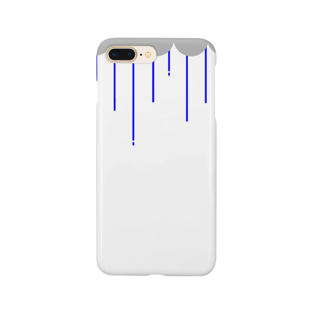 nyoroの雨の日(青) Smartphone Case