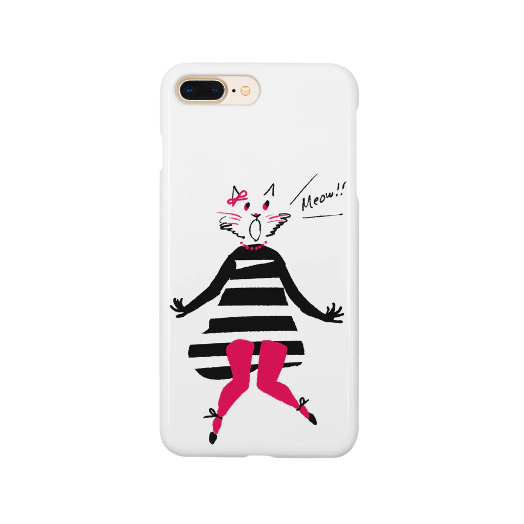 mya-mya=MIYA JUNKO's shop 02のMeow!! Smartphone Case