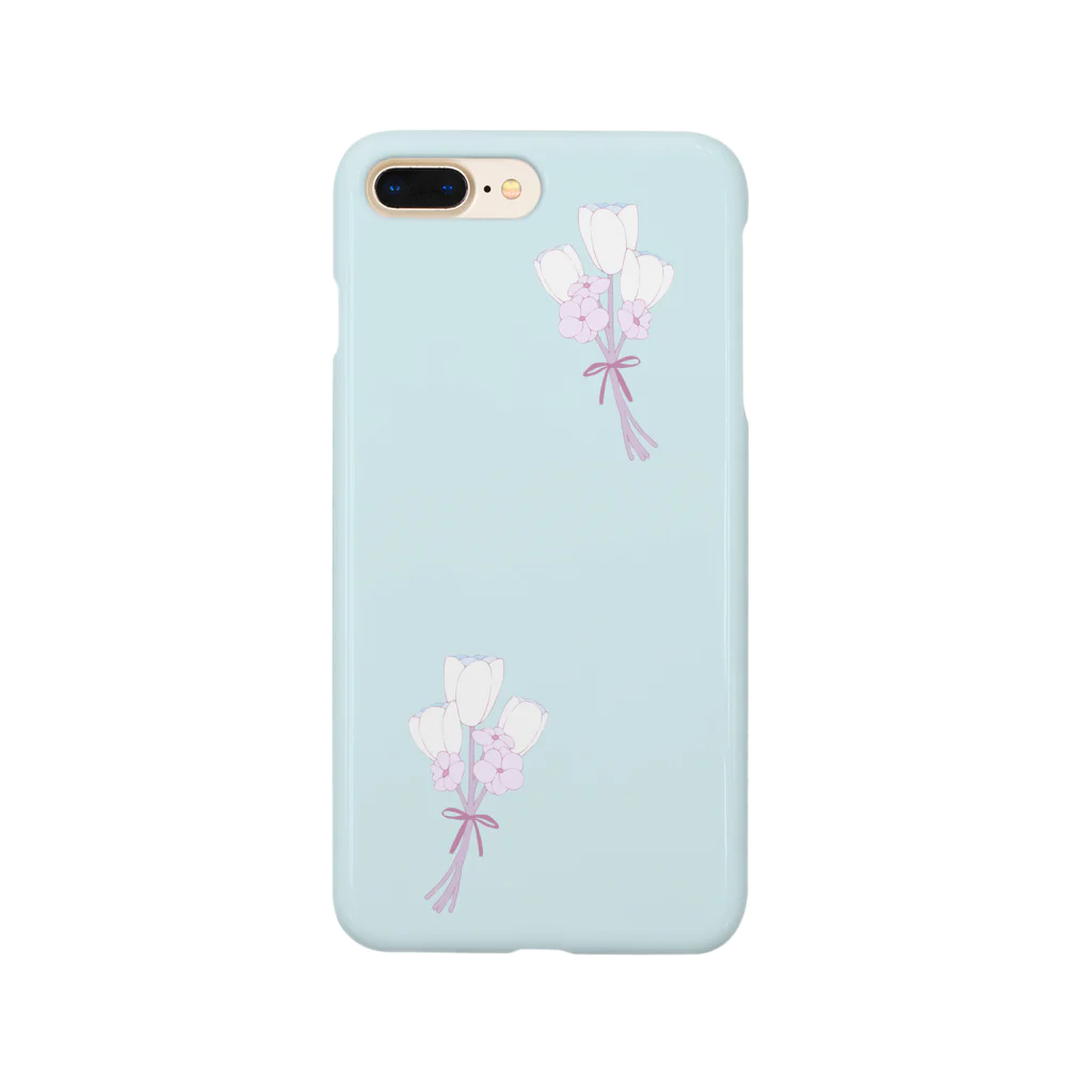 kuroki  miyaのミントチューリップブーケ Smartphone Case