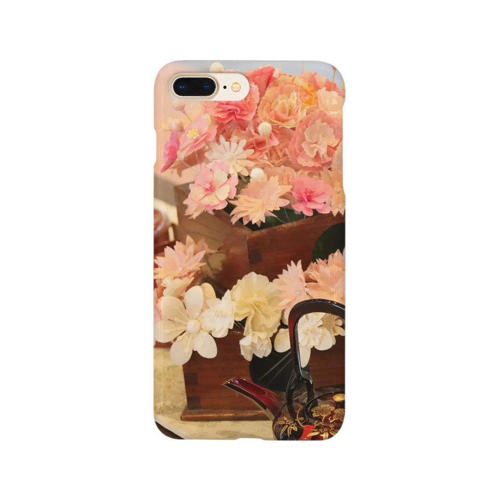 音吉～オトキチ～の春(和紙花)スマートフォンケース Smartphone Case