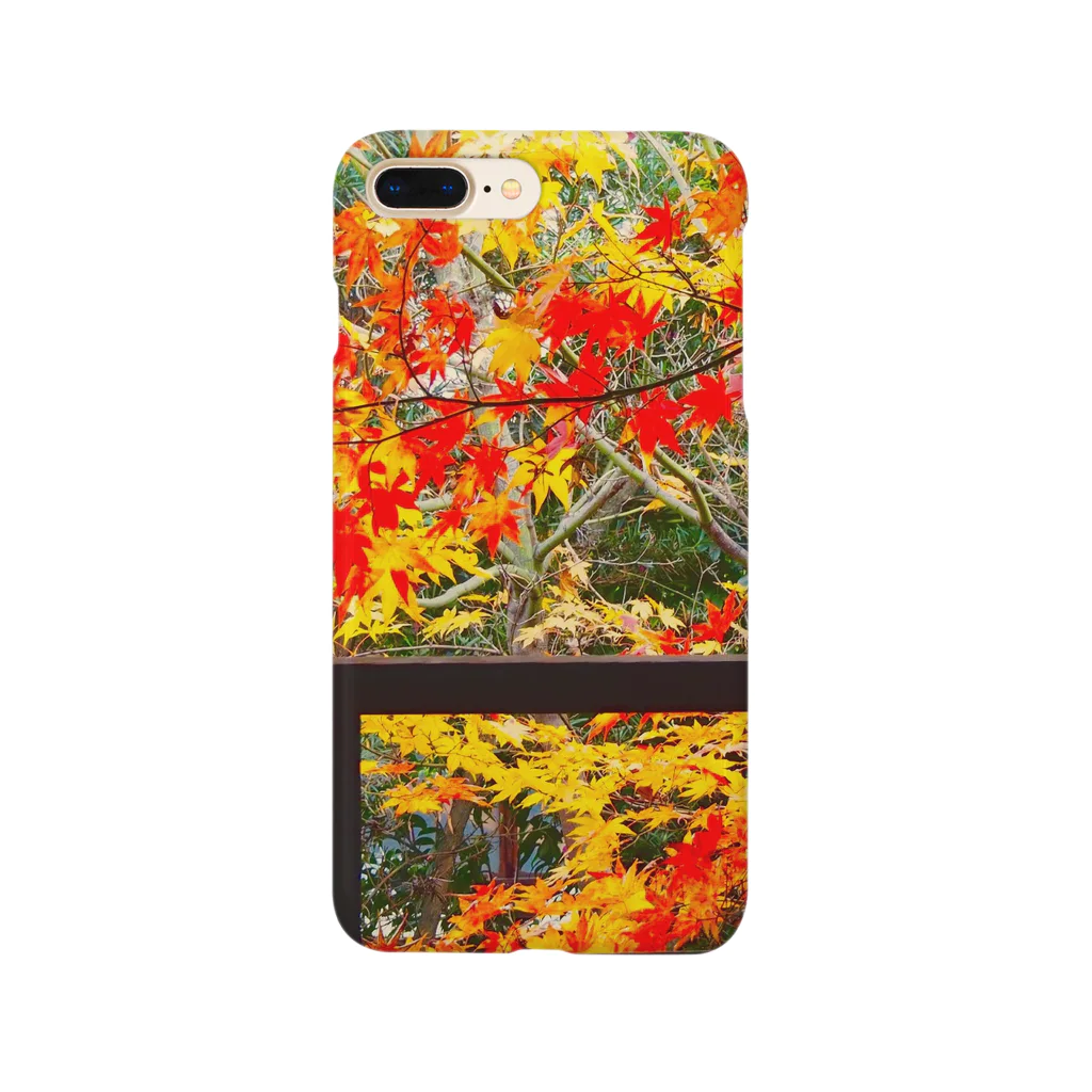 なヽ子 nanakoの京都町家紅葉 Smartphone Case