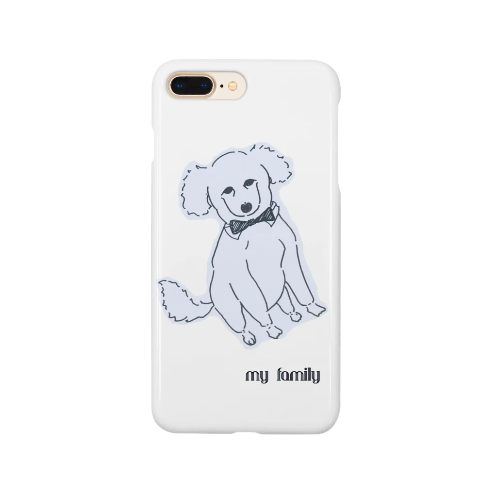 mihobabyのトイプードルはmy family! Smartphone Case