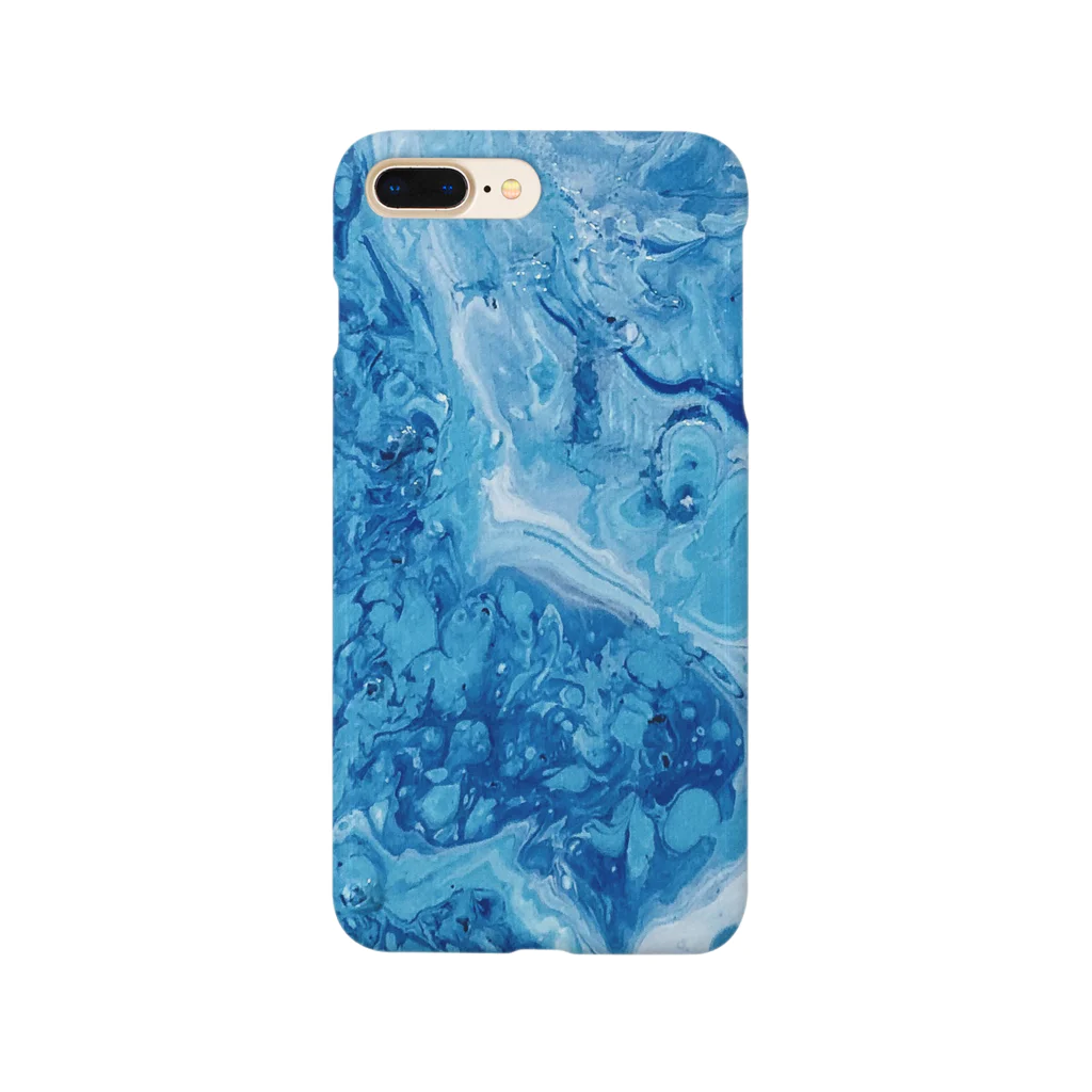 抽象画 A.S Galleryの海＿A.S Gallery Smartphone Case