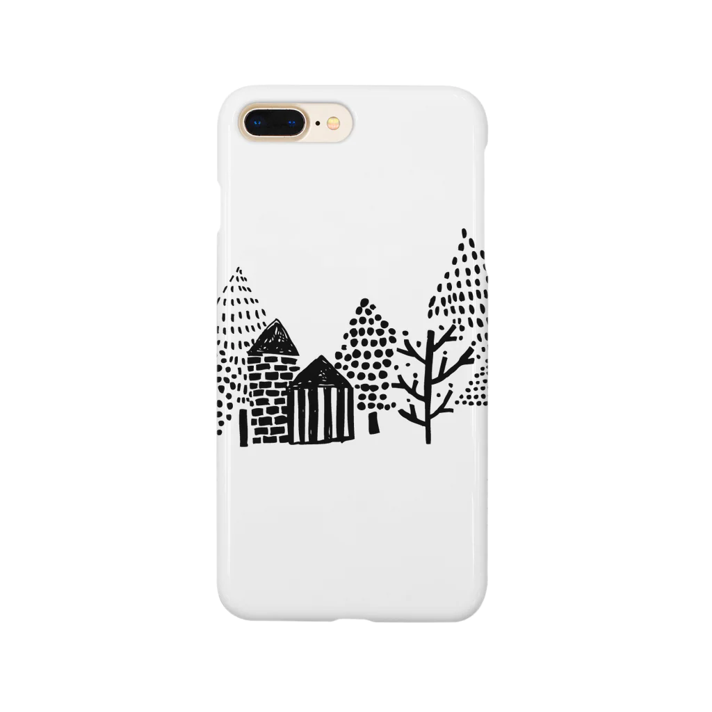 Hütte　hiiiiiのゆきのふるまち Smartphone Case