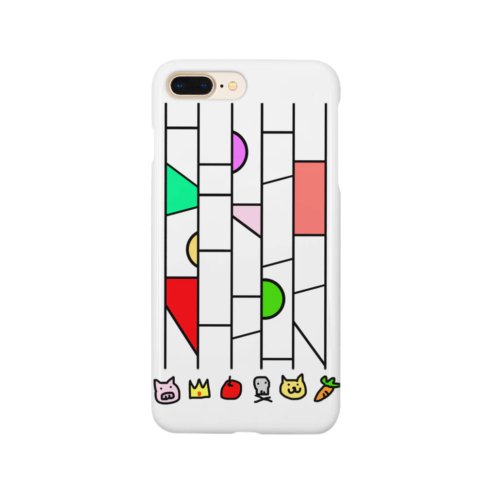 夏のどんぶり(ドンブリ)　ブラザーズ【ドンブラ】のあみだくじ Smartphone Case