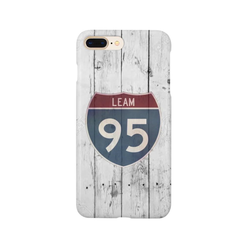 LeaMのLeaM 木目白 Smartphone Case