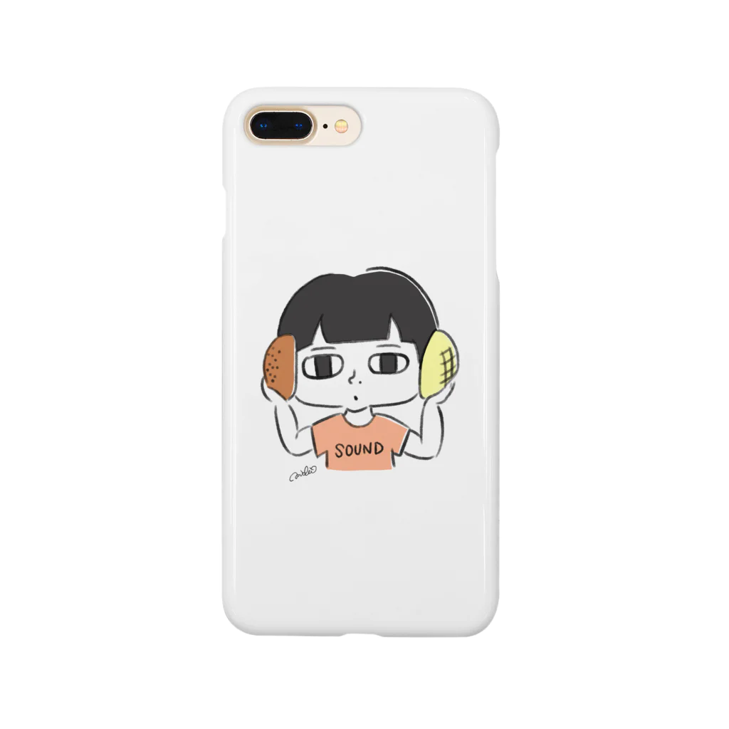 miki_kinocoのあんぱんとメロンパン Smartphone Case